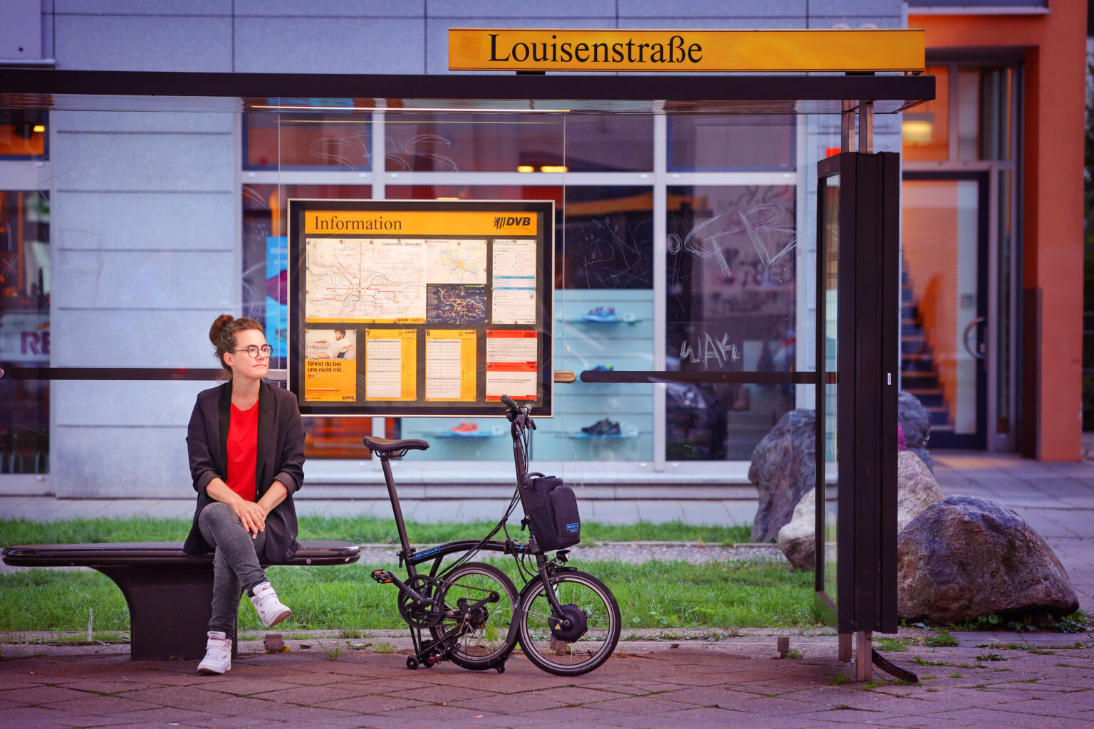 Maximal mobil mit Bike und Bus und Bahn in der Großstadt. Bild: VELOBerlin/Amac Garbe.