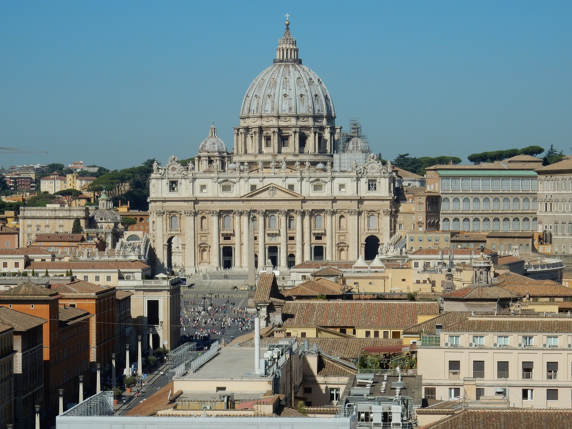 Blick auf den Petersdom in Rom. Bild: pixabay/ptra