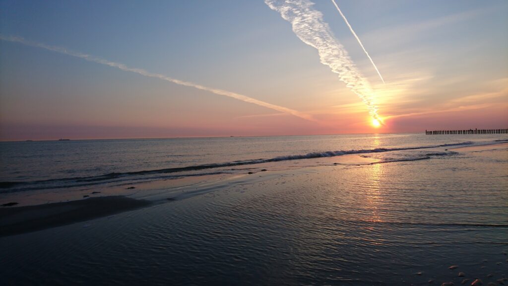 Sonnenaufgang auf Wangerooge