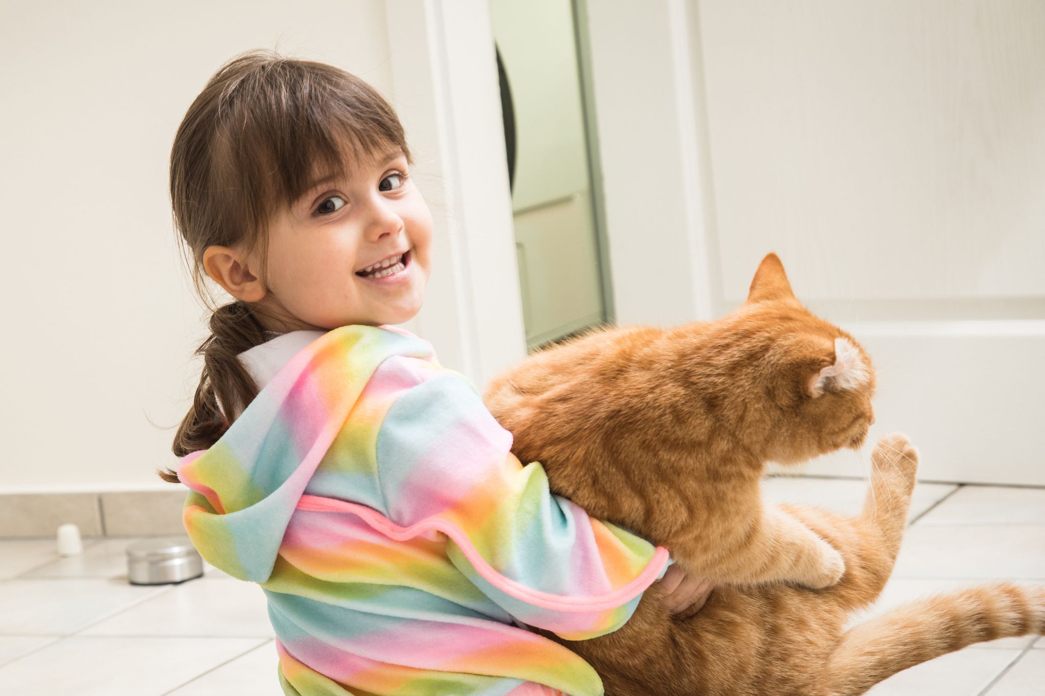 Oft (aber nicht immer!) zeigen Katzen gegenüber Kindern erstaunlich viel Geduld.