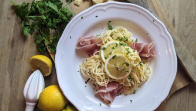 Herrlich cremig und italienisch wird es mit den Zitronen-Spaghetti.