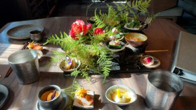Kreationen im Gourmet-Tempel «Single Thread» in Healdsburg: Allein das aus fast einem Dutzend Kleinigkeiten bestehende Amuse-Bouche wäre Grund genug, um wiederzukommen.