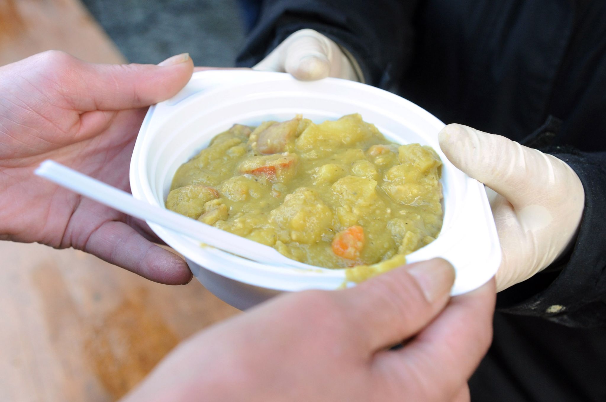 Als Sattmacher die perfekte Grundlage nicht nur für rheinische Karnevalsfeiern: die Erbsensuppe.