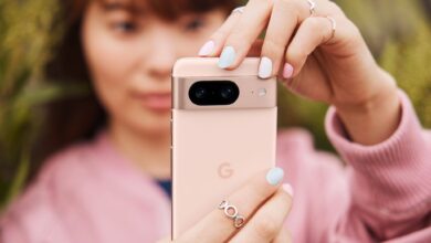 Neue Geste auf dem Google Pixel 8: «Circle to Search» ermöglicht intuitive Suchanfragen.