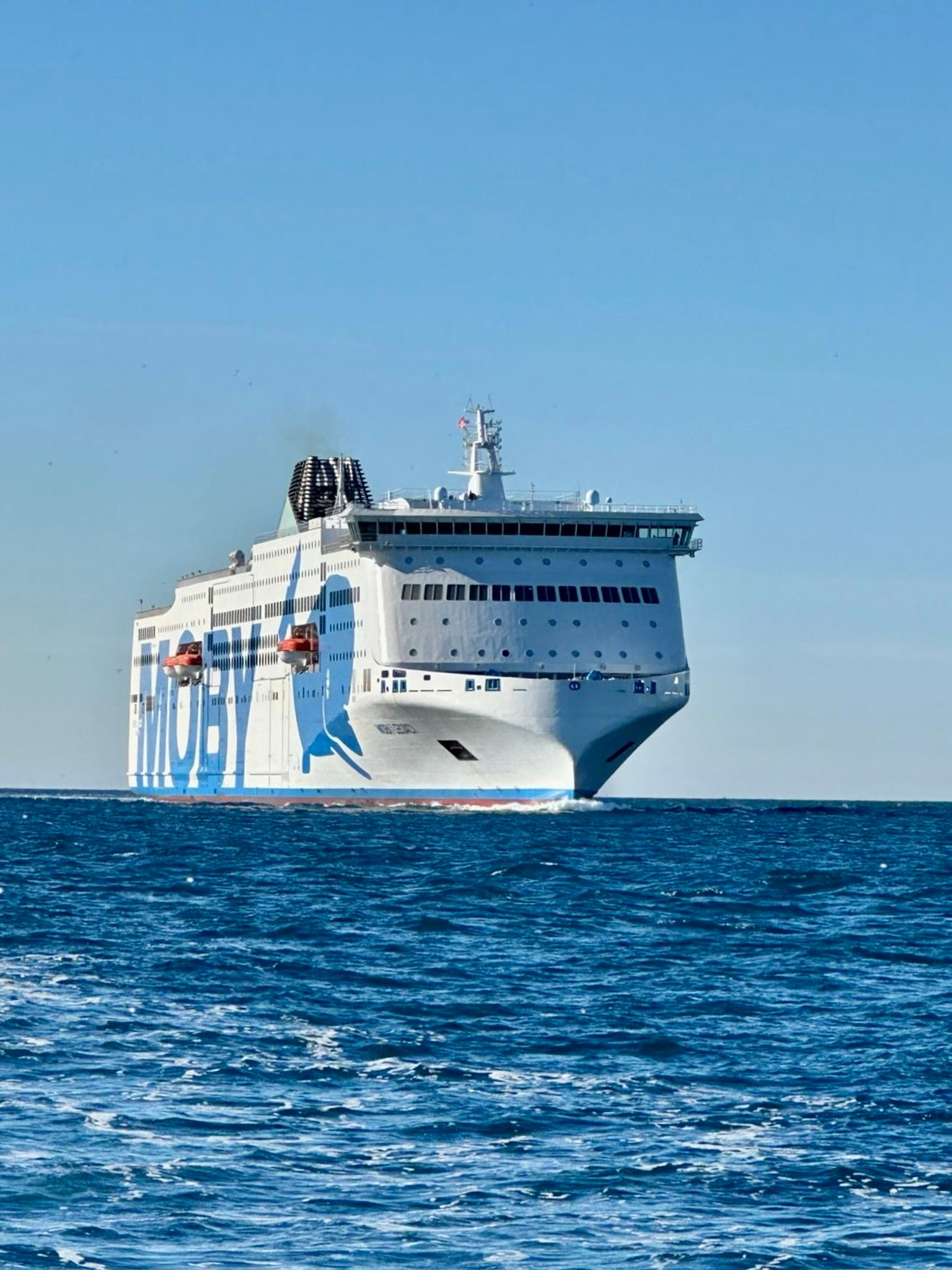 Moby Lines setzt ab dem 17. Februar die neue Fähre Moby Legacy zwischen Livorno und Olbia auf Sardinien ein.