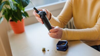 Vaporizer reduzieren Schadstoffe beim Cannabis-Konsum durch Erhitzen statt Verbrennen. (zu dpa: «Cannabis: Wie kann man etwas sicherer kiffen?»)