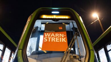 Bundesweite Warnstreikwelle: Bis Samstag sind regional an unterschiedlichen Tagen Arbeitskämpfe geplant, mit dem Freitag (1. März) als Hauptstreiktag.