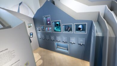 Blick in die Ausstellung «Darum Berge» im Alpinen Museum des Deutschen Alpenvereins (DAV). Mit einer neuen Ausstellung hat nach dreijähriger Bauzeit das Alpine Museum wieder die Pforten geöffnet.