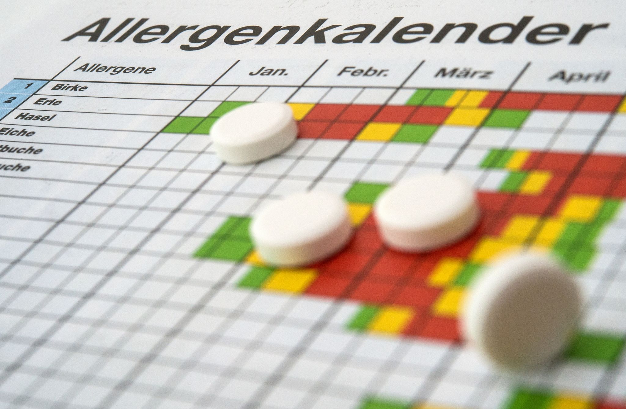 Die Pollenallergie verstehen - dabei helfen zum Beispiel Allergenkalender oder die Pollenflugvorhersage des Deutschen Wetterdienstes.