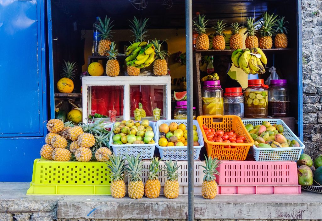 Frische Früchte auf einem mauritischen Markt. Bild: MTPA