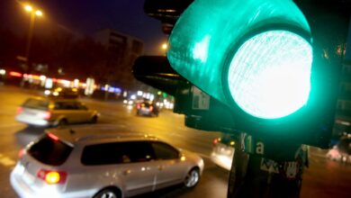 Grün heißt Fahren, aber vorsichtig: Auf Fußgänger und Radfahrer müssen Autofahrer beim Abbiegen besondere Rücksicht nehmen.