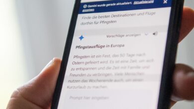 Soll etwa bei der Reiseplanung helfen: Googles KI-Chatbot Gemini kann nun mit Google-Diensten wie Maps, YouTube und Gmail verknüpft werden.