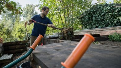 Ab auf den Haufen: Viele Gartenabfälle eignen sich zum Kompostieren.