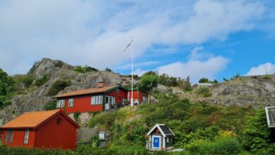 Trubel? Ist woanders zu finden. Auf Brännö mit seinen typisch rostroten Holzhäuschen geht es ruhig zu.