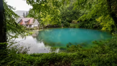 Der Blautopf, eine der Hauptattraktionen von Blaubeuren, ist wegen Bauarbeiten bis 2028 für Touristen nicht zugänglich.