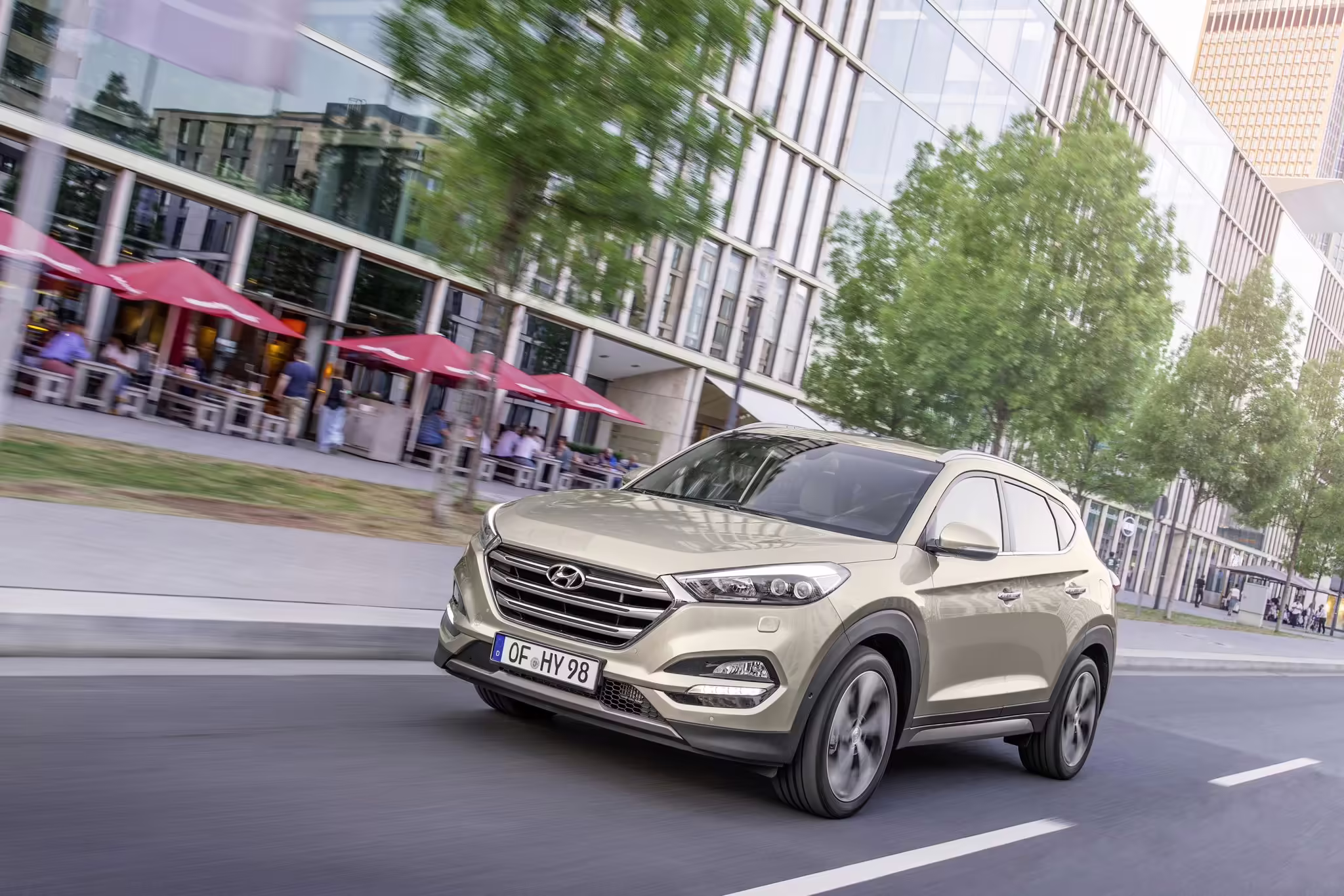 Den Hyundai Tucson gibt es als Benziner und Diesel.