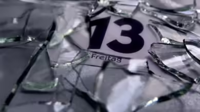 Kalenderblatt Mit Dem Datum Von Freitag, Dem 13.