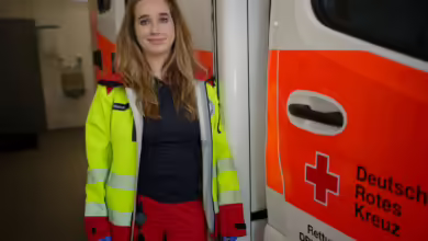 Notfallsanitäterin Viktoria Steiner