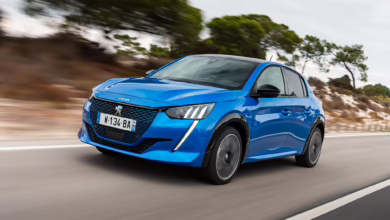 Fahrszene Peugeot E 208