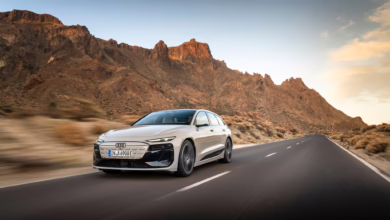 Fahransicht Des Audi A6 Etron Avant