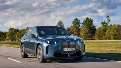 Fahransicht Des überarbeiteten Bmw Ix