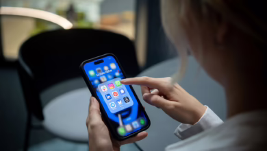 Social Media Apps Auf Einem Smartphone