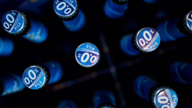 Pilsflaschen Mit 0,0 % Alkohol