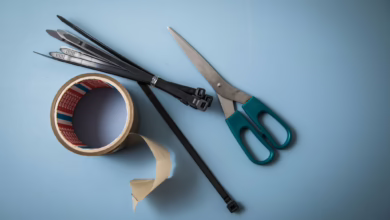 Kabelbinder Als Abreißhilfe Für Paketband