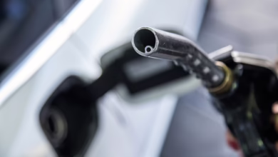 Auto An Der Tankstelle