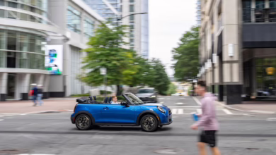 Profilansicht Vom Mini Cabrio