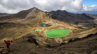 Emerald Lakes In Neuseeland