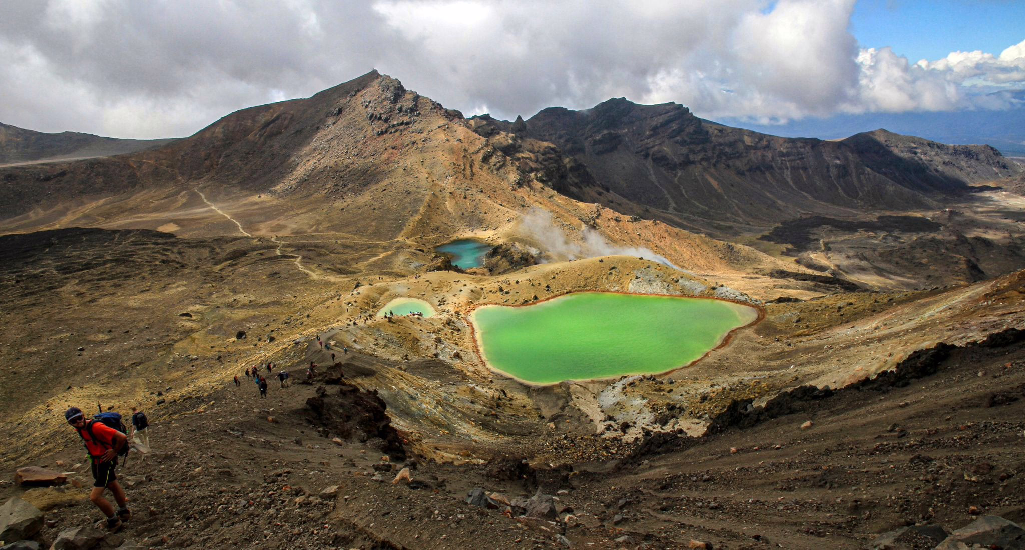 Emerald Lakes In Neuseeland