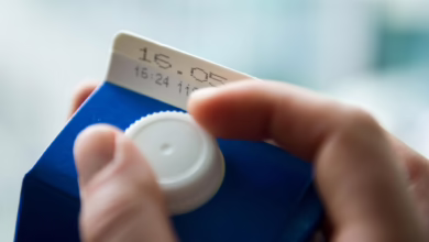 Tetrapak Milch Mit Mindesthaltbarkeitsdatum