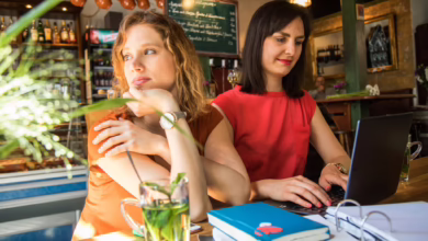 Freundinnen Im Café
