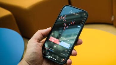 Aktienkurse Auf Einem Smartphone