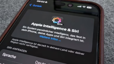 System Apple Intelligence Auf Einem Smartphone