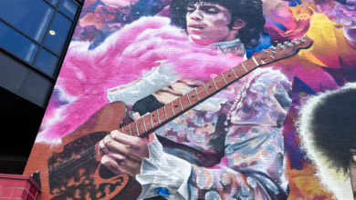 Prince Mural In Minneapolis
