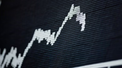 Blick Auf Den Aktienkurs Des Dax An Der Börse