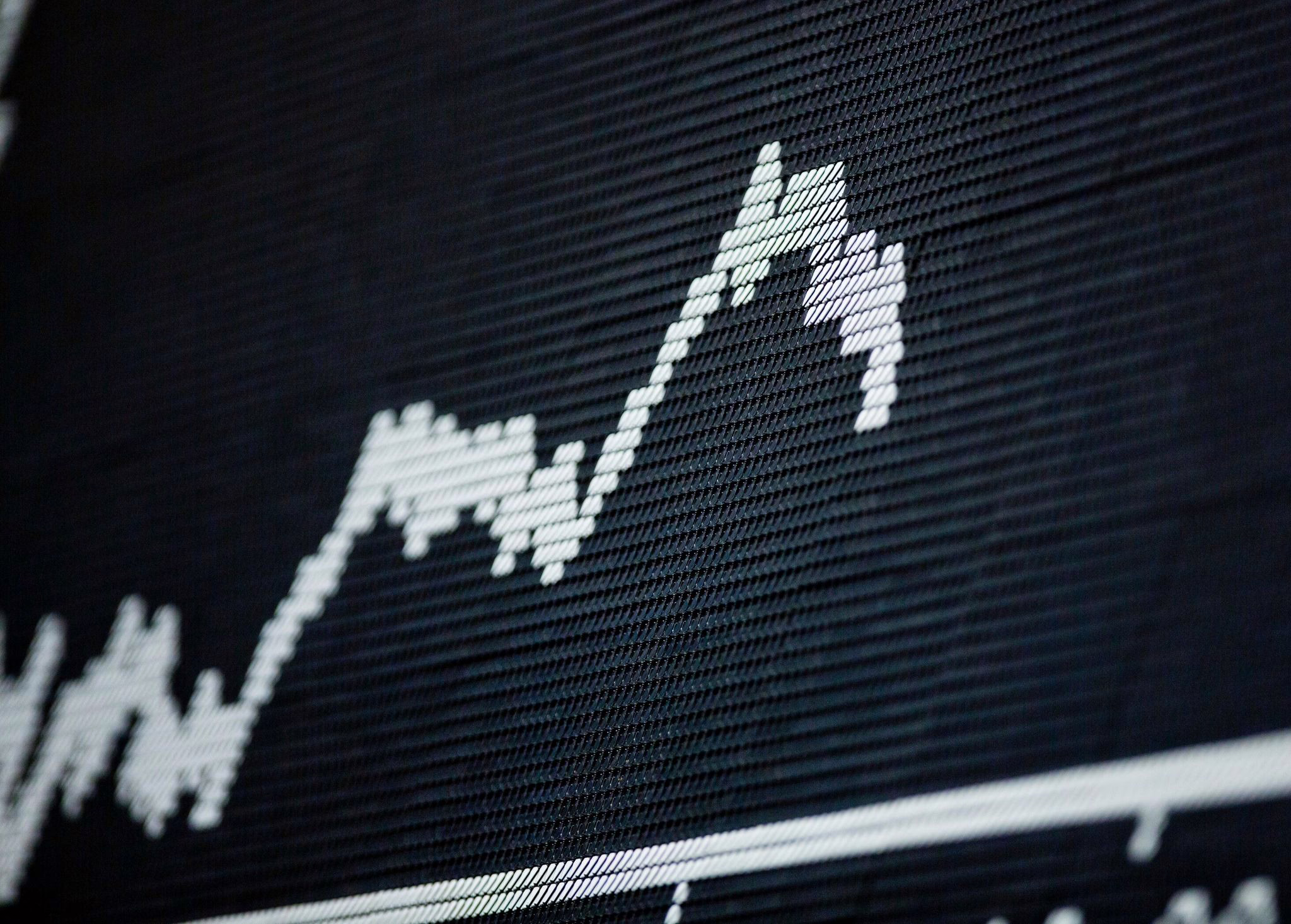 Blick Auf Den Aktienkurs Des Dax An Der Börse