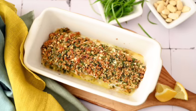 Fisch Mit Bärlauch Mandel Panade