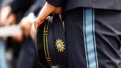 Begrüßung Von Neuen Polizeikräften In Nürnberg