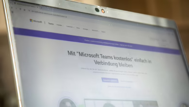 Webseite Microsoft Teams