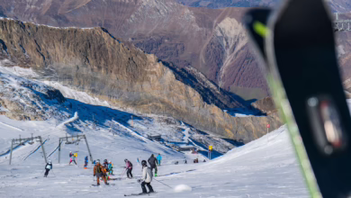 Skipiste Am Hintertuxer Gletscher