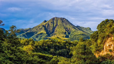 Vulkanberg Mont Pelée Auf Martinique