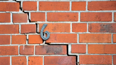 Riss In Der Fassade Eines Hauses
