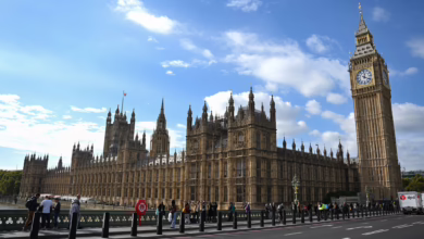 Big Ben Und Houses Of Parliament In London