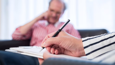 Mann Bei Einer Psychotherapie