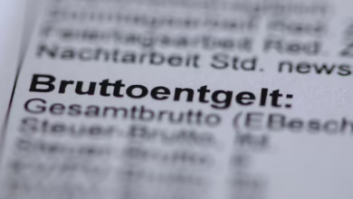 Steuerabgaben Und Sozialabgaben Auf Einer Gehaltsabrechnung