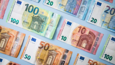 Euro Geldscheine Als Geldteppich