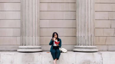 Eine Frau Macht Pause